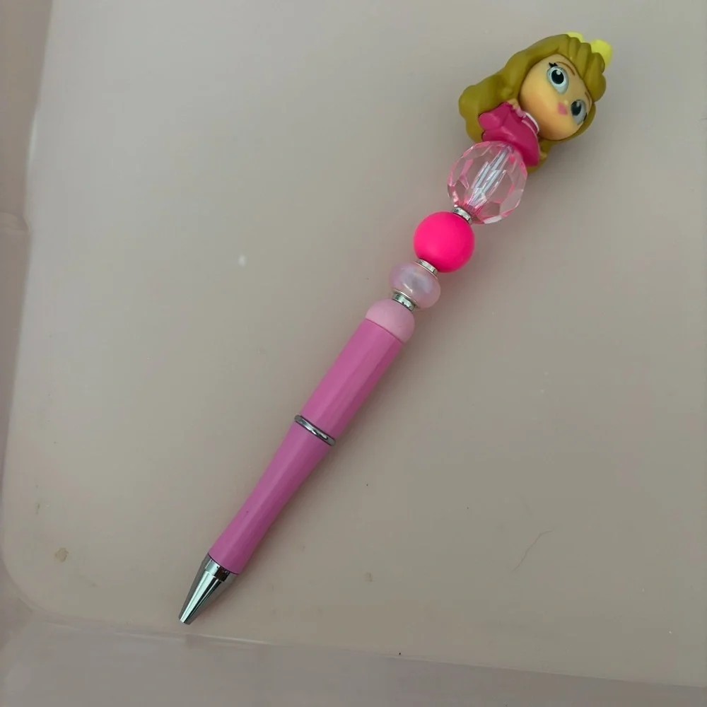 Disney Doorables: Sleeping Beauty: Princess Aurora Classic handmade beaded pen